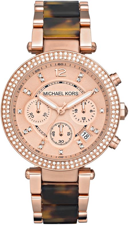 michael kors mk5538 ladies watch|Michael Kors Women's Chronograph Parker Tortoise Acetate and .